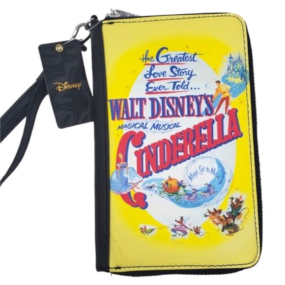 Disney x Buckle-Down Cinderella Zip-Around Wristlet/Wallet - Picture 1 of 16